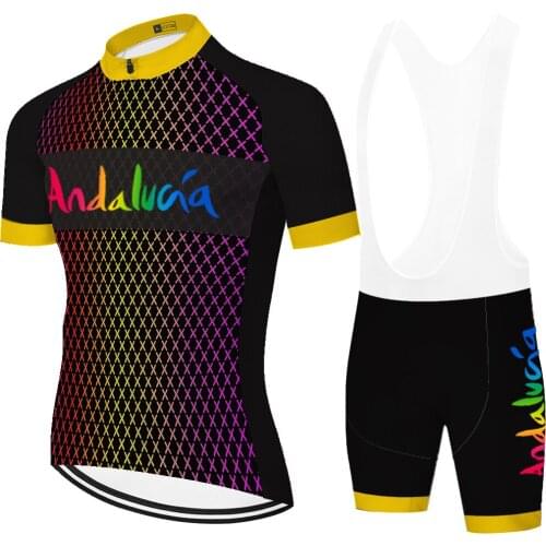 Andalucia Laser Cut Cyclisme Homme Maglia Uomo Culotte Maillot Completo Estivo Conjunto Ciclismo Uniforme Ciclismo Hombre