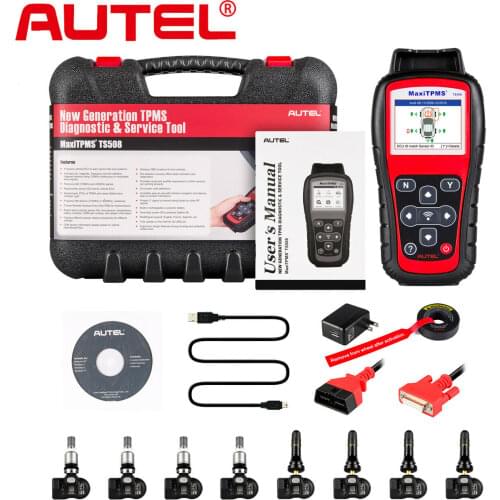 Autel MaxiTPMS TS508K Sensor MX-Sensor 2 In 1 Tire Repair Tools TPMS Sensor Support Programing With TS508 Equal 433 MHZ+315MHZ