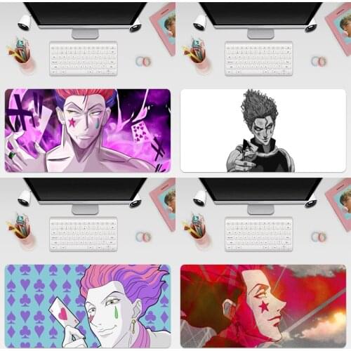 Hisoka Hunter x Hunter Large Keyboard Cover Non-Slip Rubber Base Computer Carpet Desk Mat PC Game Mouse Pad