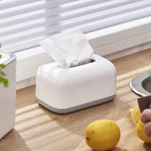 Wet Tissue Box Desktop Seal Baby Wipes Paper Storage Box Household Plastic Dust-proof Tissue Box for Home Office Decor