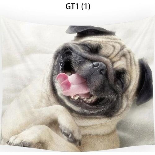 Cute dog tapestry tapestry wall hanging tapestry aesthetic pink tapestry home decoration wall celestial decor wall decor bedroom