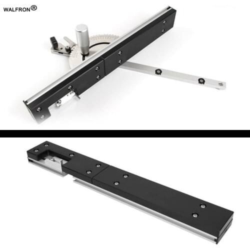 Aluminum Box Joint Jig Fit for Miter Gauge Woodworking Tool Router Table Saw DIY Tools Wood Jig With Standard Slots