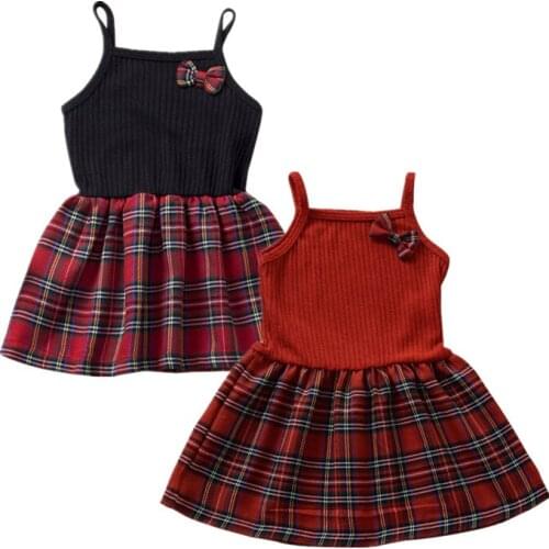 Summer Girls Birthday Dresses Vestido cotton red bowknot Party Princess dress Evening Dress Baby Girl Outfit