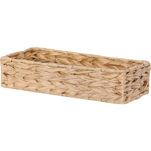 Weave Toilet Paper Basket Toilet Paper Basket Woven Storage Basket for Toilet Tank Top Toilet Tank Storage Organizer