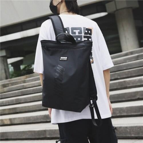 Backpack Street Korean Mens Student Portable School Bag New Trend Sports and Leisure Travel Backpack