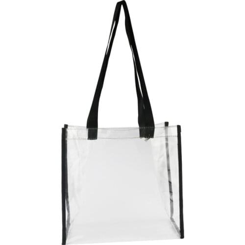 Summer PVC Shoulder Bag Women Transparent Clear Shopping Bag Female Beach Vacation Handbag Large Capacity Composite Bags