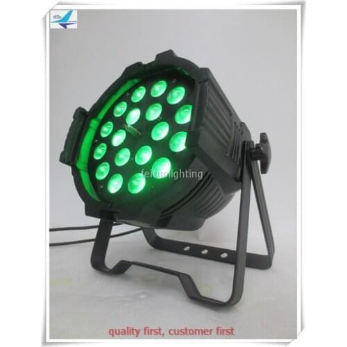 10/lot Aluminum 18x18w rgbwa uv 6 in 1 DJ Led Par Light For Sale Par 64