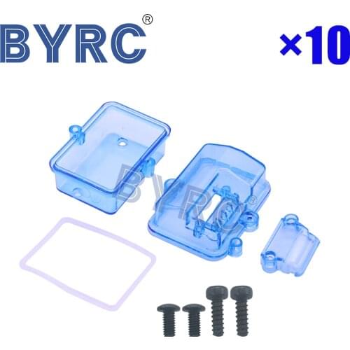 10PCS Hot Blue Plastic Waterproof Receiver Receiving Box for Huanqi727 / Slash RC Car Remote Control Accesory