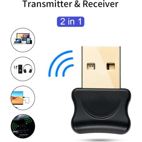 Bluetooth 5.0 Adapter USB Transmitter Bluetooth Receiver Wireless Dongle For Earphone Audio Pc Computer Laptop Win 10 8 Receptor