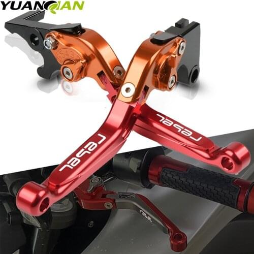 Motorcycle Accessories Folding Extendable Brake Clutch Levers For HONDA REBEL CMX250C 1996 1997 1998 1999 2000 2001 2002-2011