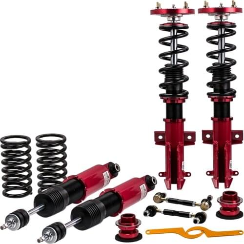 24 Ways Damper Coilover Absorbers for Ford Mustang 4th Convertible Sedan 2005-2014 Adjustable Height