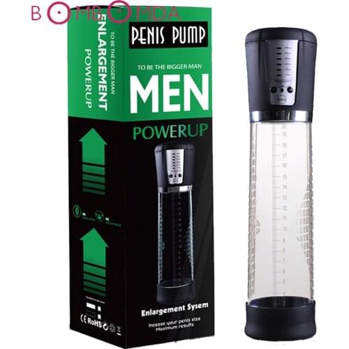 Automatic Penis Pump Electric Cock Enlargement Vacuum Pump Penis Extension Enlarger Device Adult Sex Toys for Men Male 5 Speeds