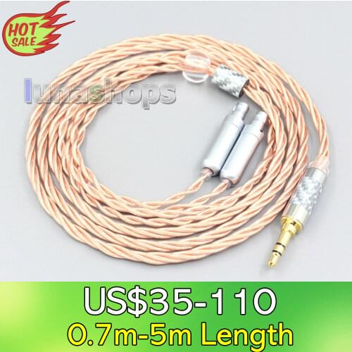 LN007175 OCC Shielding Coaxial Cable For Sennheiser HD800 HD800s HD820s HD820 Enigma Acoustics Dharma D1000 Headphone
