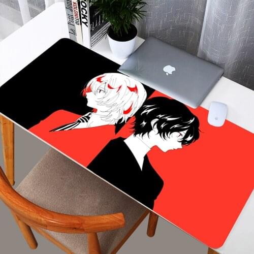 Persona 5 Mousepad DIY custom Thicken Gaming Mouse Pad Extended Large Size 300mm*800mm Soft Keyboard Mats For Laptop PC