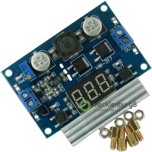 LTC1871 Step Up voltmeter with a radiator 100 W 3-35 V 12 V to 3.5-35 V boost Increasing LED module voltmeter in stock