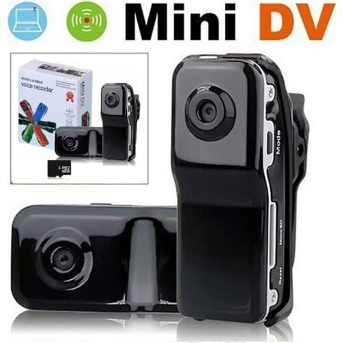 MD80 Mini DV Camera Record Cameras Support 8G TF Card 720 * 480 Video Recording Durable Mini Camcorders 5.0 DFDF