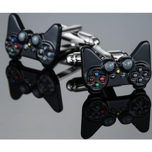 Mens Cufflinks new high quality fashion jewelry game machine remote control Cufflinks mens business suit pin gifts