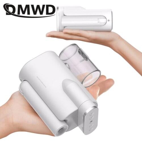 DMWD mini foldable handheld garment steamer 10s Fast-Heating portable steam ironing Clothes Wrinkle Sterilization for travel EU