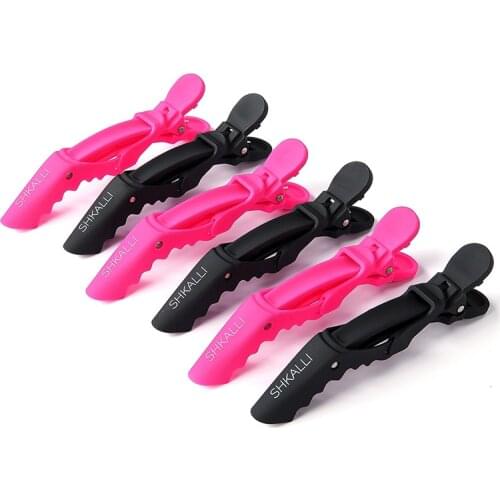 SHKALLI Black Alligator Hair Clips ，Styling Hair Clips galaxy , Professional Hair Clips with Hair Styling and Sectioning