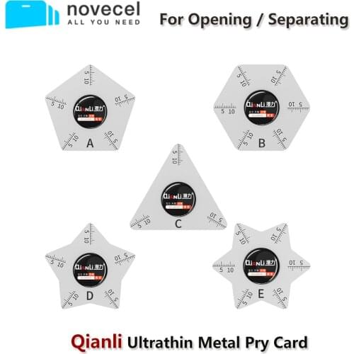 QianLi Ultrathin Metal Separating Pry Card For iPhone XS MAX 11Pro Back Glass Cover Frame Separating Phone Repair Tool Sets