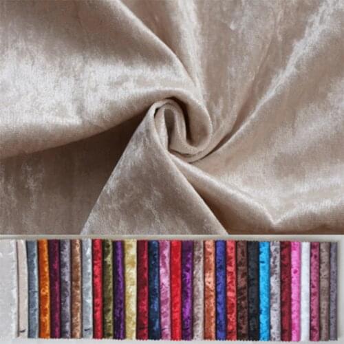 Colorful Velour Fabric DIY Sofa Pillow Cushion Curtain Patchwork Fabric Handcraft Apparel Sewing Fabric Ice Velvet Fabric