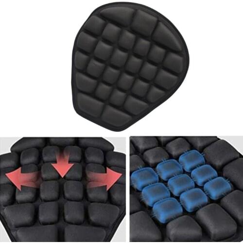Pressure Relief Ride Seat Practical Cool Cushion Motor Air Seat Pad All Purpose Motorcycle Protective Ride Cover 23GC
