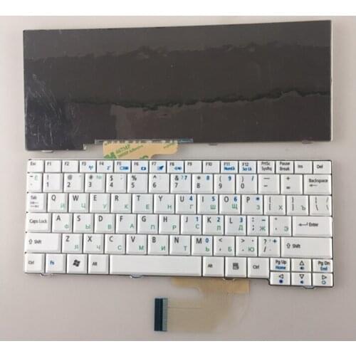 Russian Keyboard for Acer for Aspire One ZG5 D150 A150 A150L ZA8 ZG8 D210 D250 A110 Emachines EM250 RU white keyboard