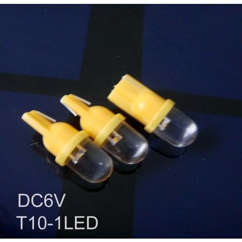 High quality 6V T10 led dashboard warning indicator,6V w5w 168 194 501 led instrument lights free shipping 20pcs/lot
