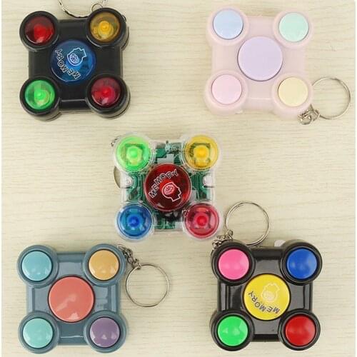 1PCS Childrens Educational Game Machine Educational Toys Game Flash Memory Training One-hand Console Puzzle Brain Game Dropship