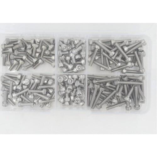 120pcs / set M4 Stainless steel hex Screws M4 screw Accessories kit Wholesale equipment