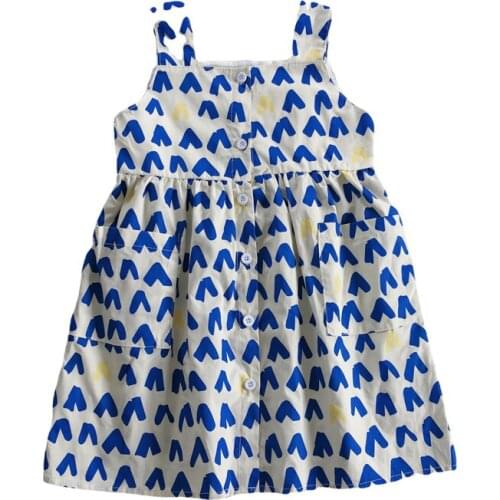 2021 Summer Casual Solid Girls Dress Cartoon Kids Dresses For Girls High Quality Fashion Girl Clothes