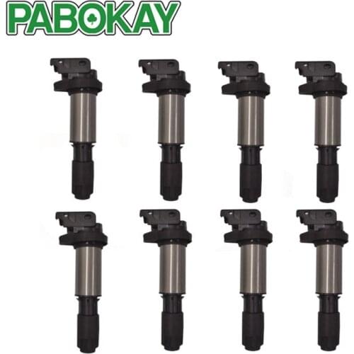 8 pieces x Ignition Coils for BMW 5,6,7 Series X5 , Z8 3.6L, 4.0L, 4.4L ,4.8L 4.9L Engine 12131712219 12137551260 12131712223