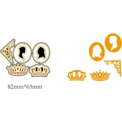 AZSG Crown Cutting Dies For DIY Scrapbooking Card Making Decorative Metal Die Cutter Decoration