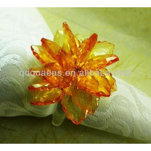 Beaded wedding napkin ring, napkin holder, decoration napkin ring