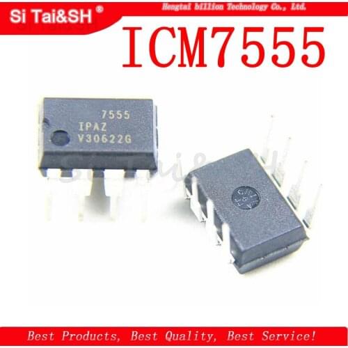 10pcs/lot IC integrated circuit chip ICL7555IPAZ ICM7555 7555 DIP8