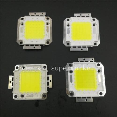 High Power Epistar Cob Led Integrated Chip 12V - 15V 10W 20W 30W 50W SMD White Chips for Floodlight Lawn lights Spotlight