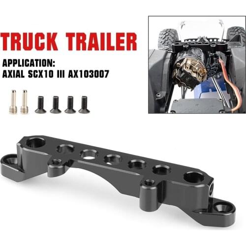 KYX Axial SCX10 III AX103007 Alluminum Front Frame Rail Bracket Body Post Mount 1/10
