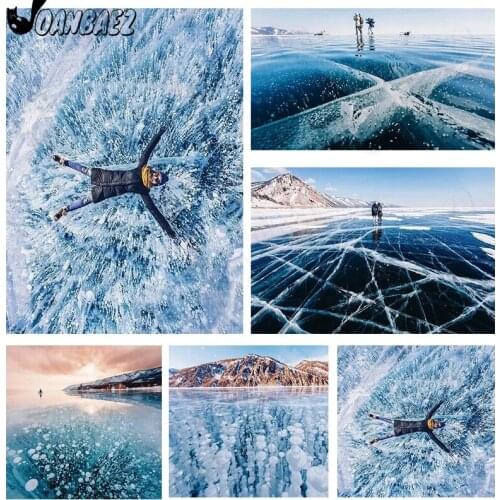 Winter 5D Diy Diamond Painting Ice Cross Stitch Kit Snowflake Embroidery Mosaic Hand Inlaid Home Decoration Gift Design