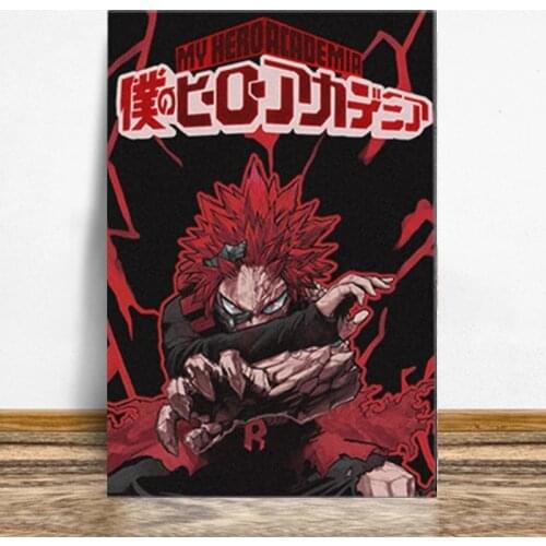 Kirishima Boku No Hero Academia Home Decor Canvas Hd Print Posters Painting Modern Wall Art Living Room Modular Picture No Frame