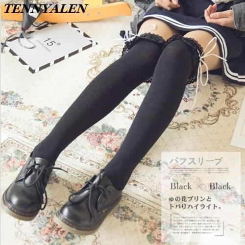 Lolita tights Japanese student lace stockings Anime cosplay accessories Kawaii cute girl Lolita costume Girl long socks adult