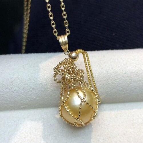 DIY Pearl Accessories Pendant Bag Settings Jewelry Making For 9-14mm Pearl(Not Including pearls)