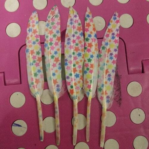 Beautiful 500pcs Mixed Color Goose Feathers 10-15cm/4-6inch Christmas Decoration Clothing Shoes Hat Accessories