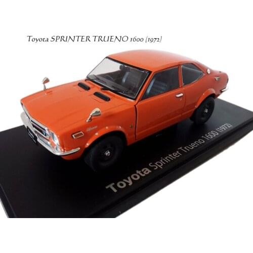 Diecast 1/24Scale Toyota SPRINTER TRUENO 1600 1972 Alloy Simulation Cars Model Collection Souvenir Ornaments Display Hot Toys
