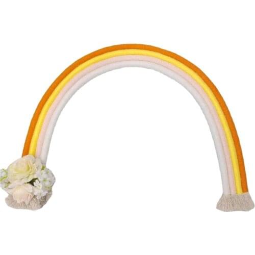 Handmade Cute Rainbow Prop Newborn Photography Decorations Infant Photo Shooting Accessory