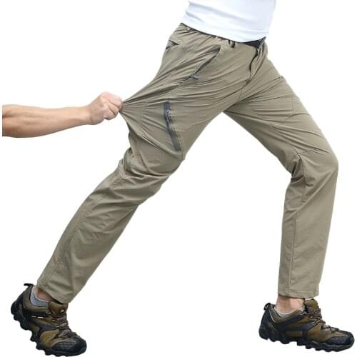 Mens Quick Dry Softshell Casual Pants Outdoor Elastic Camping Hiking Trekking Fishing Climbing Trousers Male Cargo Pants 8XL