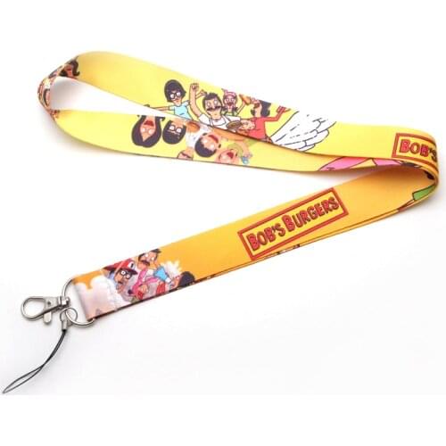 ZF613 1pcs High Quality Cartoon Key Chain Lanyard Gifts For Kids Students Phone USB Badge ID Card Creative Holder Necklace
