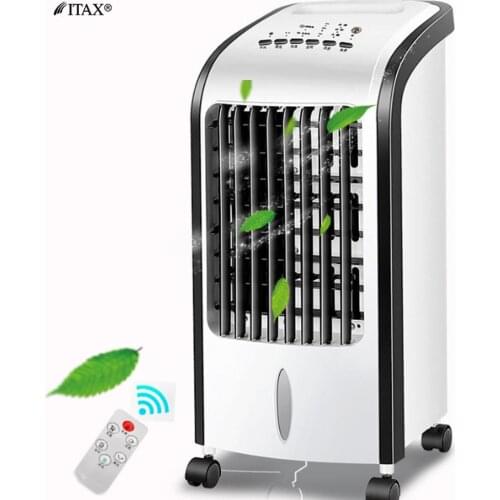 Portable Air Conditioner Fan Mute Cooler Misting Desk Cooling Humidifier With Remote S-X-1166A