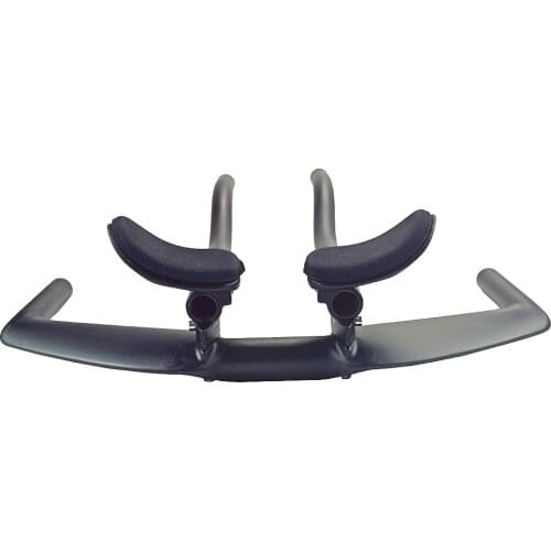 Trial bike carbon handlebar 400/420/440mm width aero tt carbon handlebar carbon triathlon handlebar for tt bikes 31.8mm