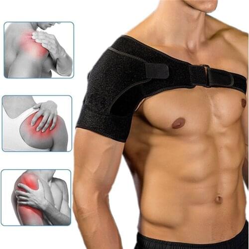 Adjustable Left/Right Shoulder Support Bandage Protector Brace Joint Pain Relieve Injury Shoulder Strap Training Sport Equipment