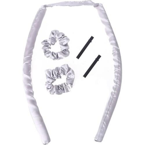 Q1QD Heatless Hair Curlers for Long Hair Curling Rod Headband No Heat Rollers